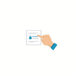 Hand holding a smartphone with a credit card on the screen for secure mobile banking