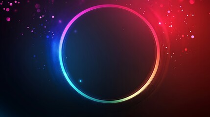 Obraz premium Abstract colorful circle graphic