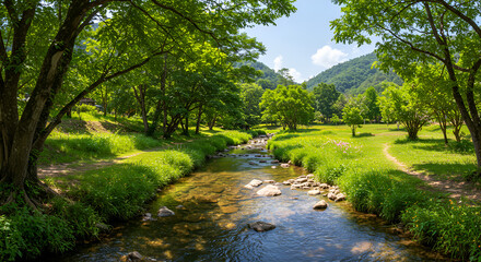 Obraz premium path in the forest