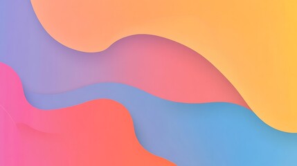 Abstract wavy colorful background