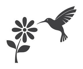 Obraz premium hummingbird colibri icon