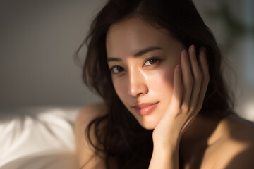 Fototapeta premium アンニュイな雰囲気の日本人女性