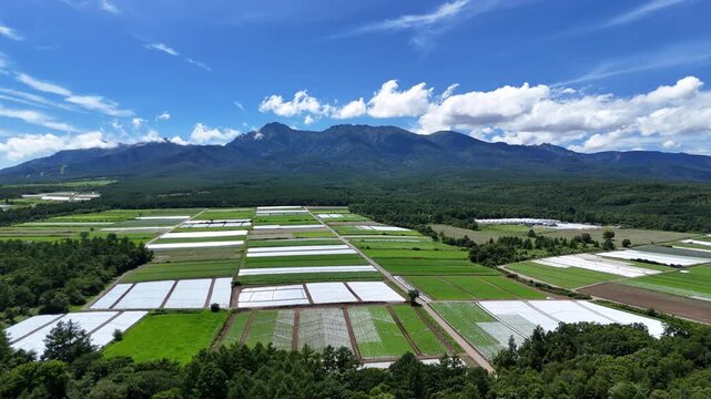山梨県南牧村から八ヶ岳を撮影しました。長野県と山梨県にまたがる日本百名山の一つで、赤岳を最高峰とする複数の山々からなる山岳連峰の総称です。