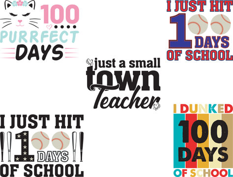 1100 days of school t shirt design