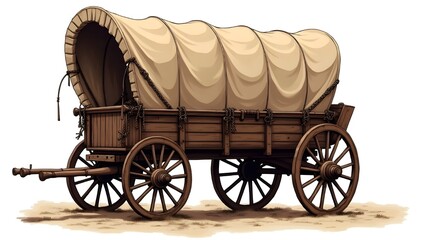 Fototapeta premium old wooden carriage