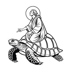 Stylized Illustration of a Light Skinned Man