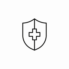 health protection icon sign vector