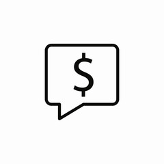 money talk icon sign vector