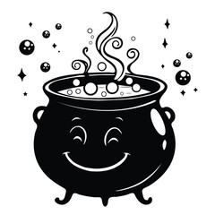 Monochrome Smiling Cauldronor 