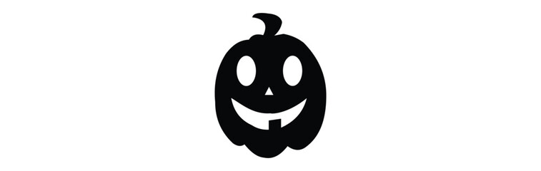 halloween icon silhouette vector on tranparent background