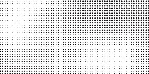 Modern rectangkle mesh halftone gradient texture. Vanishing polka dot art modern abstract design