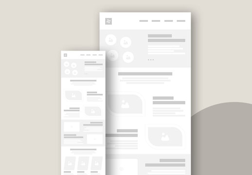 Wireframe Template Layout