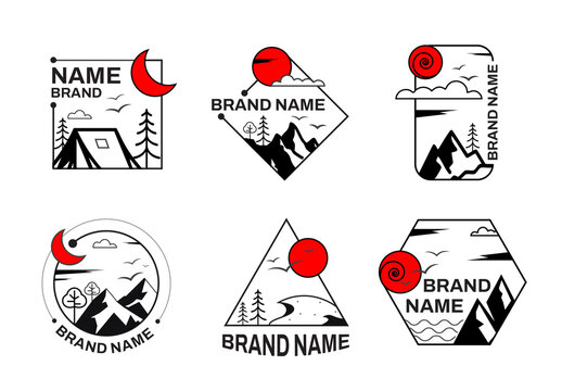 Travel Adventure Logo Badge Design