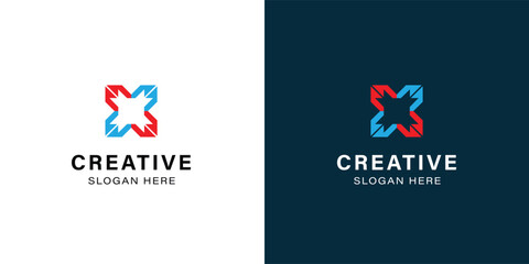 Creative letter M Logo Design &ndash; Modern Abstract mark Branding Identity