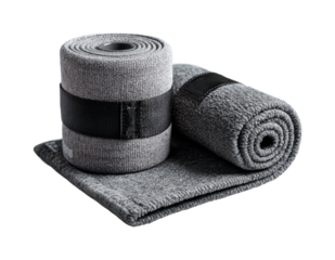 Fitness equipment home gym accessories view stretch, isolated on transparent background, png