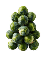 Festive Brussels Sprouts Christmas Tree