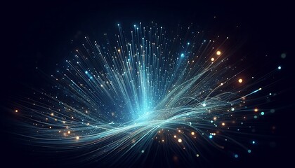 Big Data Visualization Technology Background Social Network Financial Analysis Data Mining Information Analytics Vector Style