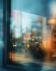 Naklejka premium Modern urban architecture with reflective glass windows scenic outdoor view vibrant cityscape daylight scene professional photography contemporary design and artistic detail