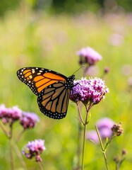 Monarch butterfly on flower