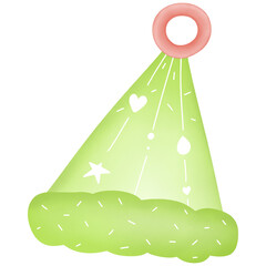 Conical Cap For Christmas Decoration