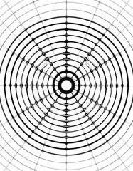 Obraz premium Circular geometric pattern