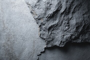Natural gray rock texture with rough surface rugged stone formation scenic outdoor landscape geological pattern and industrial-inspired background design