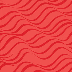Seamless Pattern, Abstract fluid wavy lines pattern in shades of red creates a dynamic background Stock royalty free image.