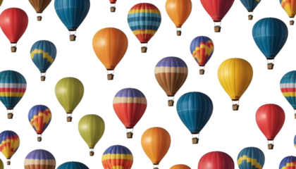 seamless background with balloons