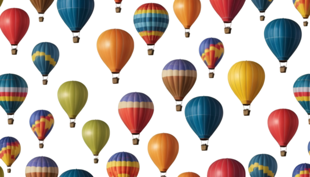 seamless background with balloons