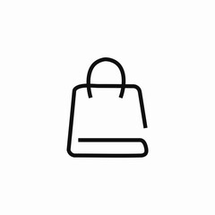 shopping bag icon sign vector