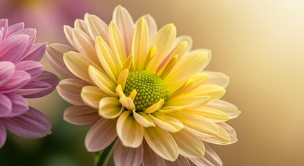 Golden Hour Chrysanthemum: Soft Focus Bloom