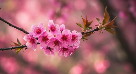 Pink Blossom's Gentle Whisper
