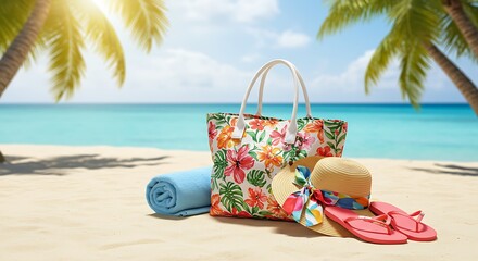 Tropical Escape: Beach Bag Bliss