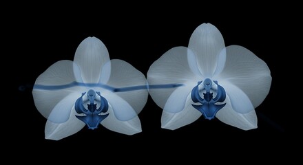 Orchid Duet: Nocturne in Blue
