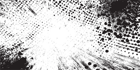 Grunge style vector abstract graphic with texture, a scratched or aged effect for artistic backgrounds or Subtle halftone grunge urban texture vector. Distressed overlay texture. Grunge background.