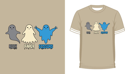Halloween Ghost T Shirt Design
