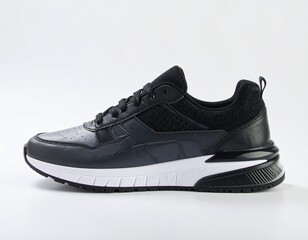 Realistic sneaker shoe photo on white background. Perfect for fashion catalog, footwear e-commerce, sportswear ads, and product design.