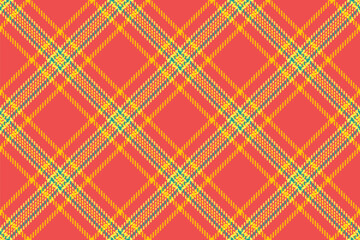 Warm, textured tartan pattern. Bright hues  classic design evoke tradition  comfort. Use for backgrounds, textiles, or graphic design projects.
