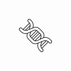 dna double helix icon sign vector
