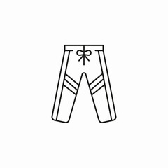 track pants garment icon sign vector