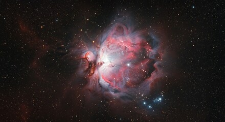 Cosmic Dance: Orion Nebula's Embrace