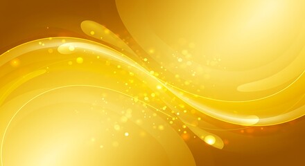 Golden Flow: Abstract 3D Render