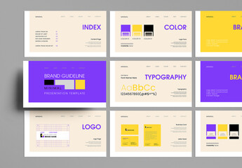 Minimal Brand Guideline Presentation Template