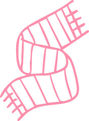 Scarf drawing element