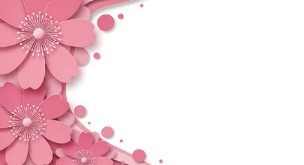 Paper Bloom: Delicate 3D Floral Design