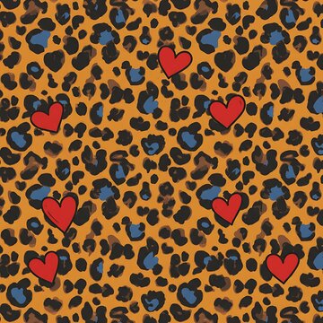 Fototapeta Leopard's Love Spots