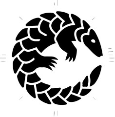 Silhouettes of Rock Climbers in Action"