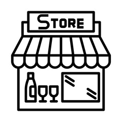 Liquor Store icon design