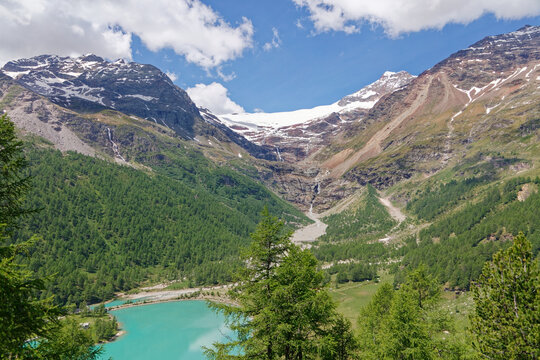 Lake Palue near Alp Gruem