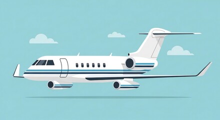 Fototapeta premium passenger airplane in the sky